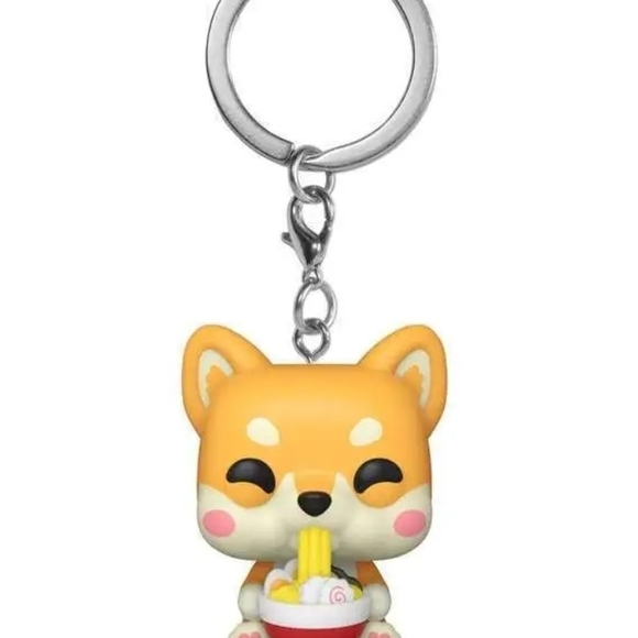 Pocket Pop! Kawaii Ramen Shiba Keychain - Orange & White - Picture 2 of 2